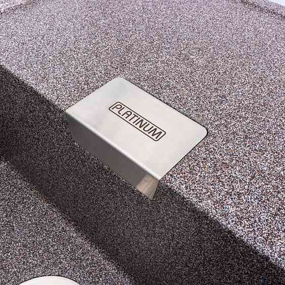 Гранітна мийка для кухні Platinum 8650 DIAMOND матова (мікс) Коломыя