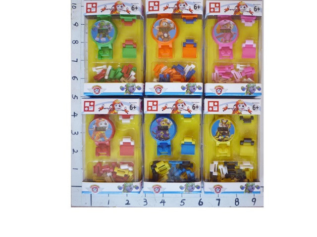 Конструктор-часы 863004 (1518429) (600шт/3) 6 видов, в кор.7*3*12см, шт Киев - изображение 1