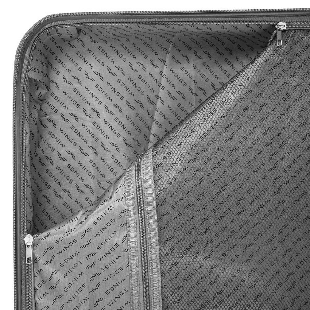 Валіза поліпропіленова WINGS PHX01 велика 75 см чорна Київ - фото 5