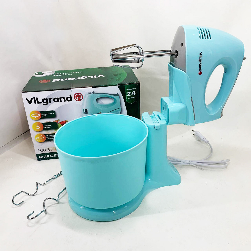 Миксер для кухонной работы ViLgrand VHM3017B 300 Вт, Миксер для смешивания соусов FT-36 Львов - изображение 5