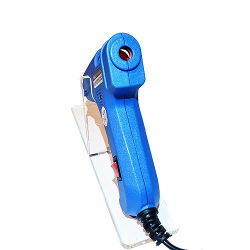 Підставка для клейового пістолета 20 Вт акрилова прозора підставка тримач для термопістолета 7 мм компактний стенд Київ - фото 4