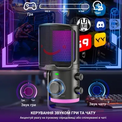 Мікрофон Fifine TAM6 Black (TAM6) Вінниця - фото 3