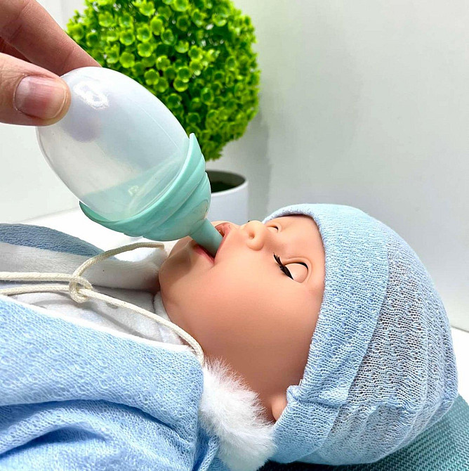 Пупс функціональний Чудо Малюк 8 функцій 9 аксесуарів у комплекті 43см Блакитний (BL242P-DM-UA) Чернигов - изображение 4