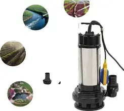 Насос Pompa do ścieków, moc 1,5 kW, wodoodporność IP68, automatyczny wyłącznik pływakowy, 220 V, UE Киев