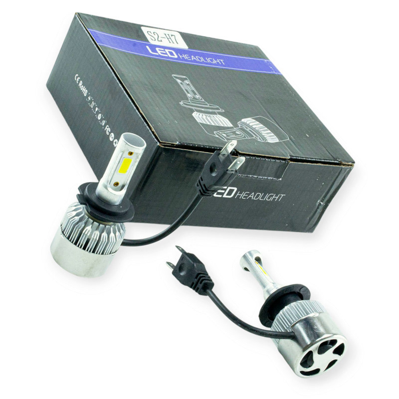 Автолампа H7 12V-24V S2 6500K 8000L 36W 360°радиатор с вентилятором Optimal-L LED Мукачево - изображение 1