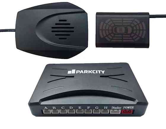 Парковочная система Parkcity Kharkiv 6128/8M Black (matte) 8-датчиков Харьков