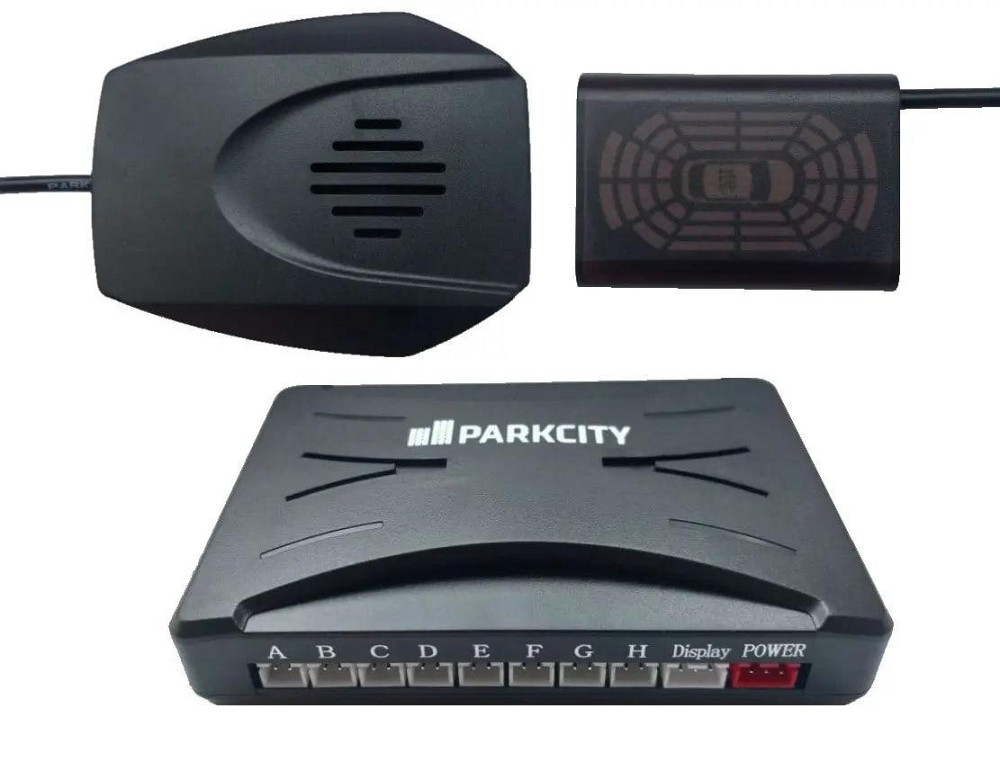 Парковочная система Parkcity Kharkiv 6128/8M Black (matte) 8-датчиков Харьков - изображение 3