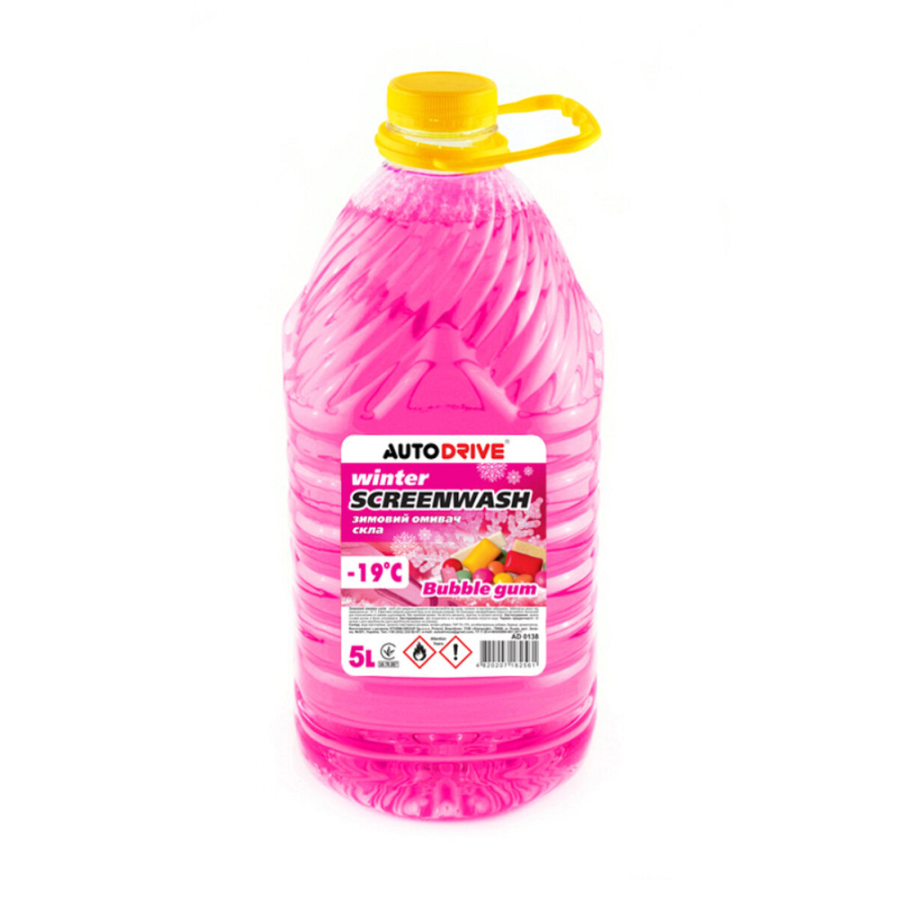 Омивач скла зимовий AutoDrive Bubble Gum -19°С 5л Киев - изображение 1