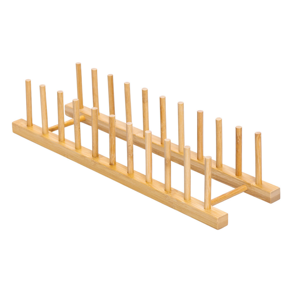 Yiwu Підставка для тарілок та кришок 45×11×9.5 (см) дерев'яна на кухню HB-40-14 Київ - фото 6