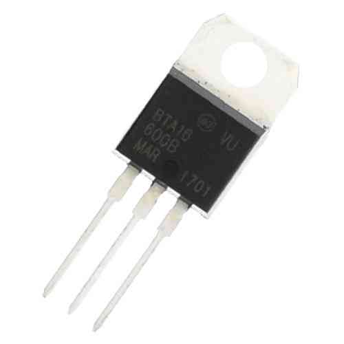 Чип BTA16-600B 10 шт TO-220 симистор триак 600В 16А 50мА надежный мощный компонент для электроники Киев