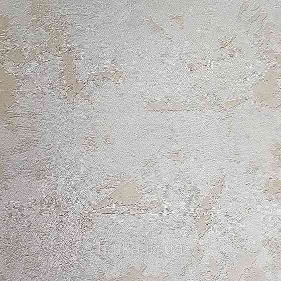 Шпалери метрові вінілові на флізелін 24 Carati Cristiana Masi під штукатурку структурні білі, з золотистим Київ