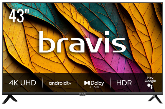LED-телевізор Bravis 43K6000U (6999004) Київ