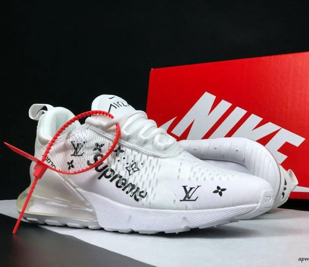 Кроссовки Nike 270 Мужские Белые Найк с Амортизацией Тканевые (размеры: 40,41,42,43,44,45) - 011 Днепр - изображение 5