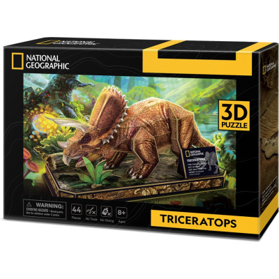 Пазл Cubic Fun 3D National Geographic Dino Трицератопс (DS1052h) Винница - изображение 1