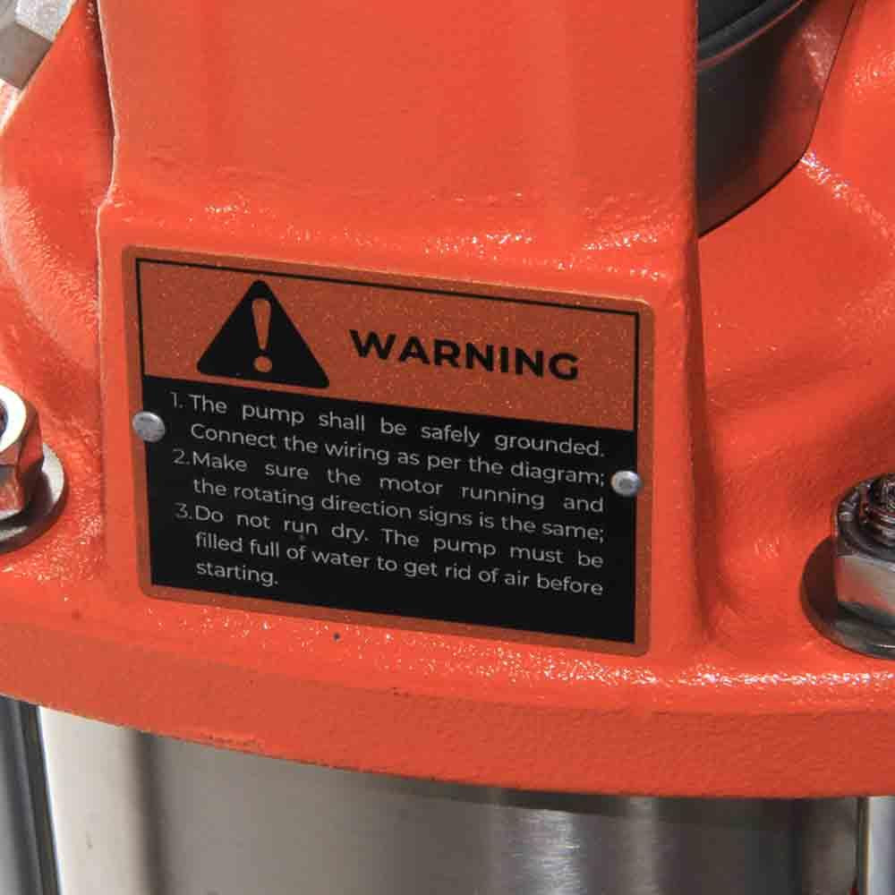 Насос центробежный многоступенчатый вертикальный 380В 2.2кВт H 182(133)м Q 75 (50)л/мин нерж LEO 3.0 (7710803) Ровно - изображение 3