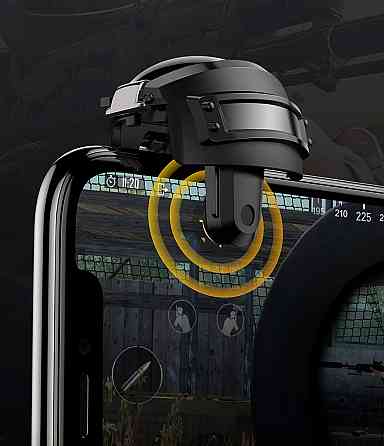 Ігровий контролер (джойстик, геймпад, тригер) Baseus Level 3 Helmet PUBG Gadget GA03 (Camouflage Сірий) Николаев