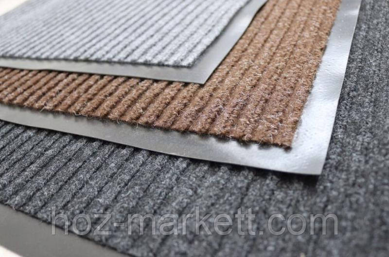 Коврик 45 х 75 см серый в прихожую грязезащитный килим Харьков - изображение 2
