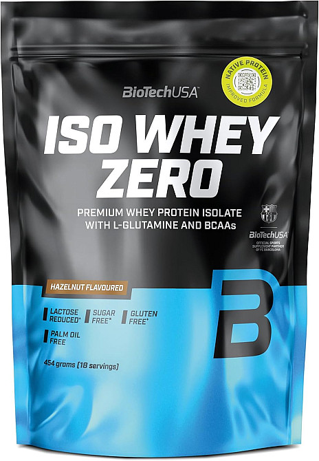 Протеин Biotech IsoWhey Zero NEW! 454g (Hazelnut) Луцк - изображение 1