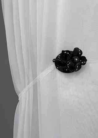 Магніти для штор і гардин Тася набір 2 шт Чорний (81-164) Київ