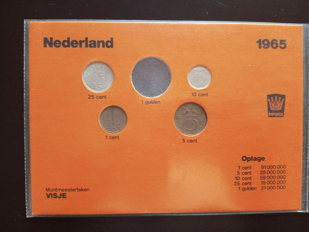 Мінтсет Нідерландів, 1965 рік (1.1) Не повний Полтава - фото 1