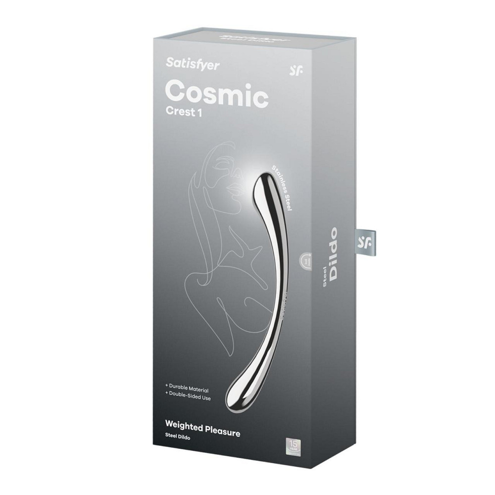 Металевий дилдо Satisfyer Cosmic Crest 1 Sex Aura Київ - фото 5