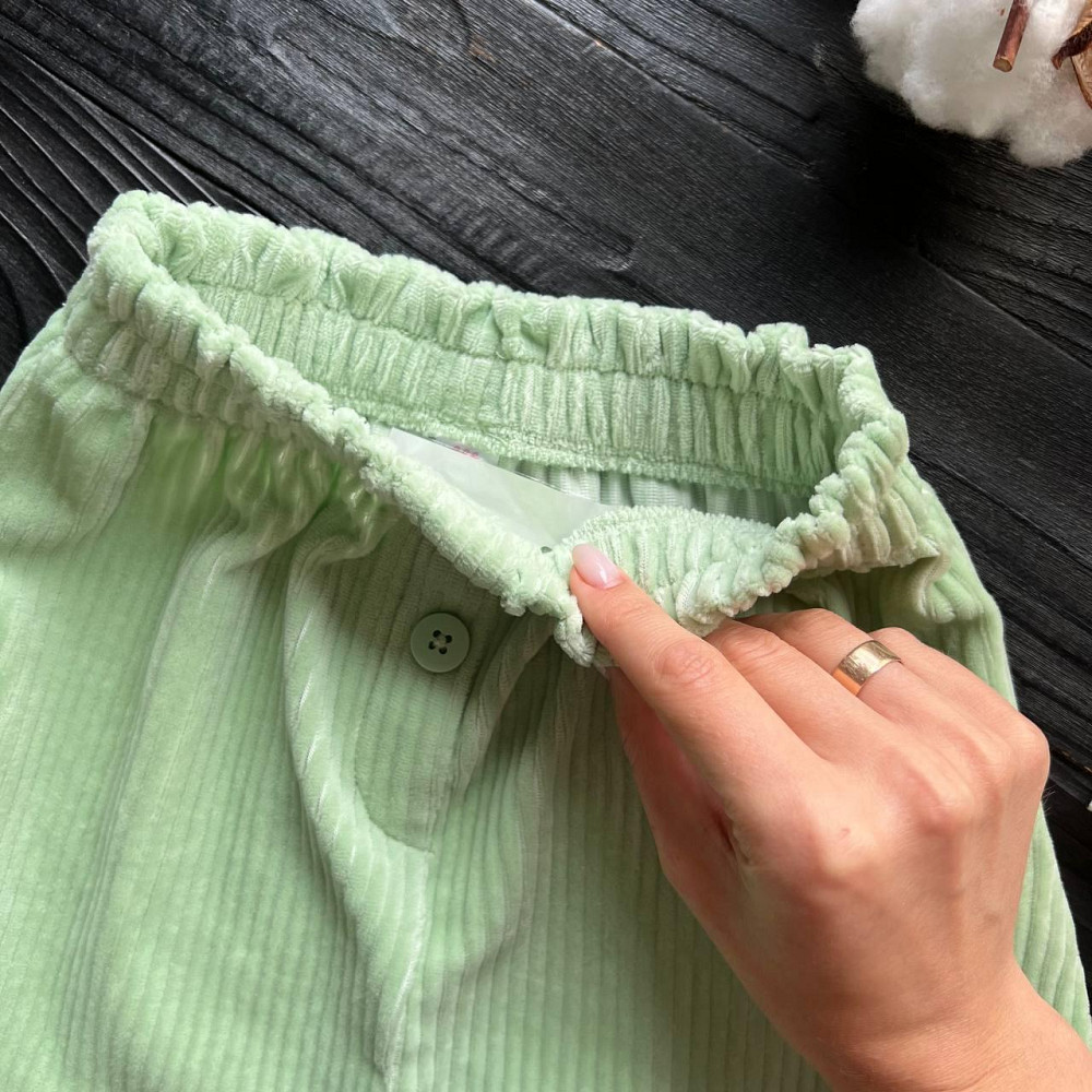 Дитяча спідниця з вельвету для дівчинки LC Waikiki Салатова 18-24 міс (86-92см) Київ - фото 2