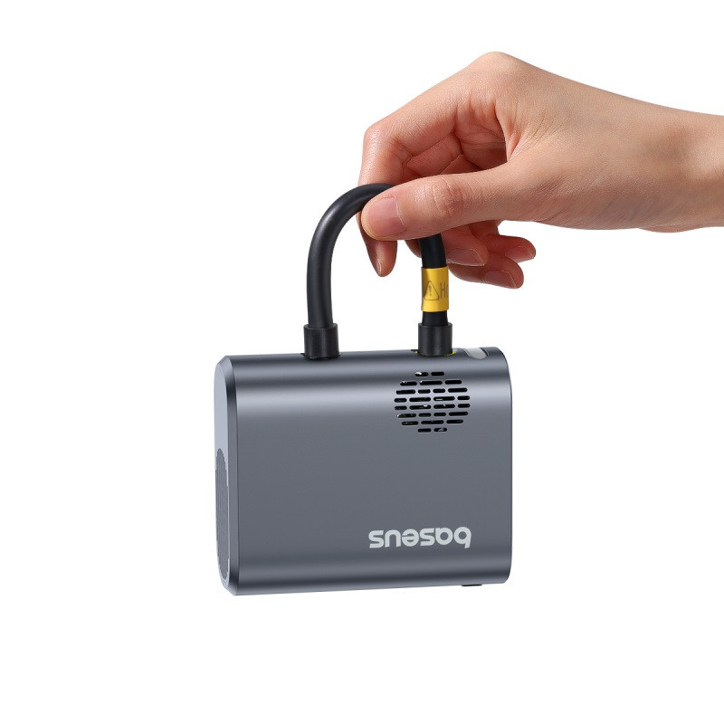 Автомобільний насос Baseus PrimeTrip Series Portable Bike Pump Cosmic Black Київ - фото 8