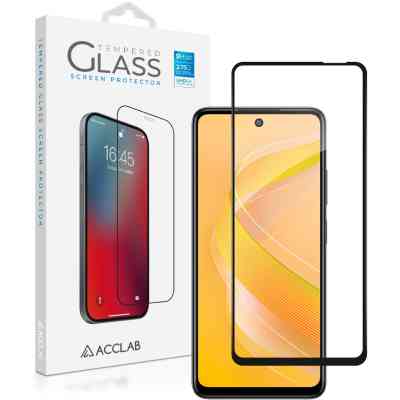 Стекло защитное ACCLAB Full Glue Infinix Smart 8 Black (1283126589652) Винница