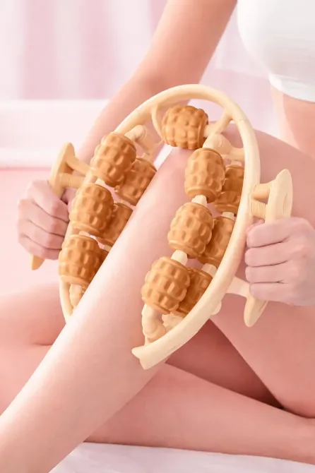 Антицеллюлитный ручной скульптор для всего тела с 13 вращающимися роликами / Роликовый антицеллюлитный массажер Коломыя - изображение 1