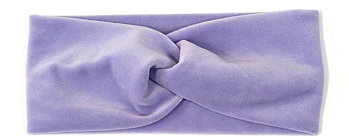 Пов'язка для волосся широка бузкова Київ - фото 1