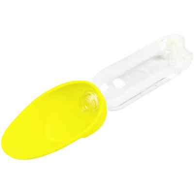 Універсальний посуд для тварин WAUDOG Silicone Поїлка-насадка на пляшку 165х90 мм жовта (50778) Вінниця