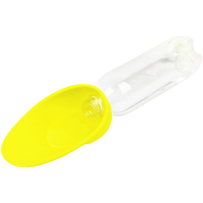 Універсальний посуд для тварин WAUDOG Silicone Поїлка-насадка на пляшку 165х90 мм жовта (50778) Вінниця - фото 5