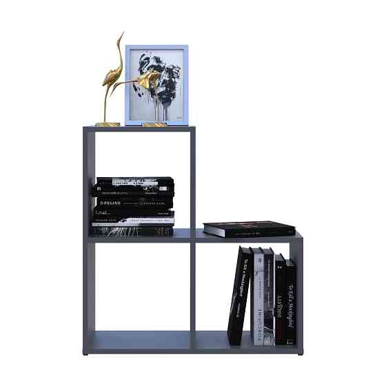 Стелаж Doros Степ 2х2 Графіт відкритий 69х28.8х71.4 (41516157) Львів