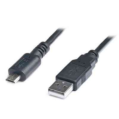 Дата кабель USB 2.0 AM to Micro 5P 2.0m Pro black REAL-EL (EL123500025) Вінниця