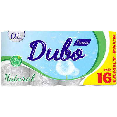 Туалетная бумага Диво Premio Natural 3 слоя 16 рулонов (4820003833902) Винница - изображение 1