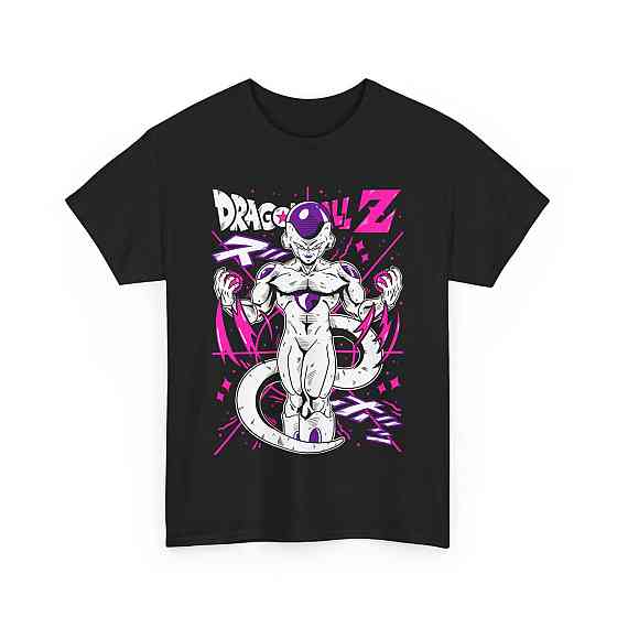 Футболка чоловіча з аніме принтом Аніме Суммер Вібе Джапанесе оверсайз (S/M/L) Чорний AnimeJ0458 Дніпро