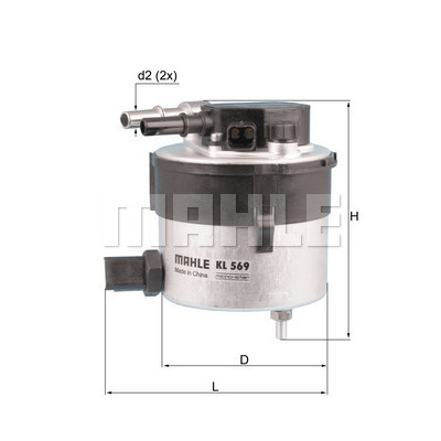Фильтр топливный Champion KL569 Винница - изображение 1