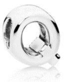 Срібна намистина Пандора  "Літера Q" MasterSem Київ - фото 1