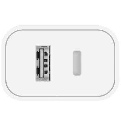 Зарядний пристрій ColorWay Type-C PD + USB QC3.0 (20W) V2 white (CW-CHS025QPD-WT) Вінниця