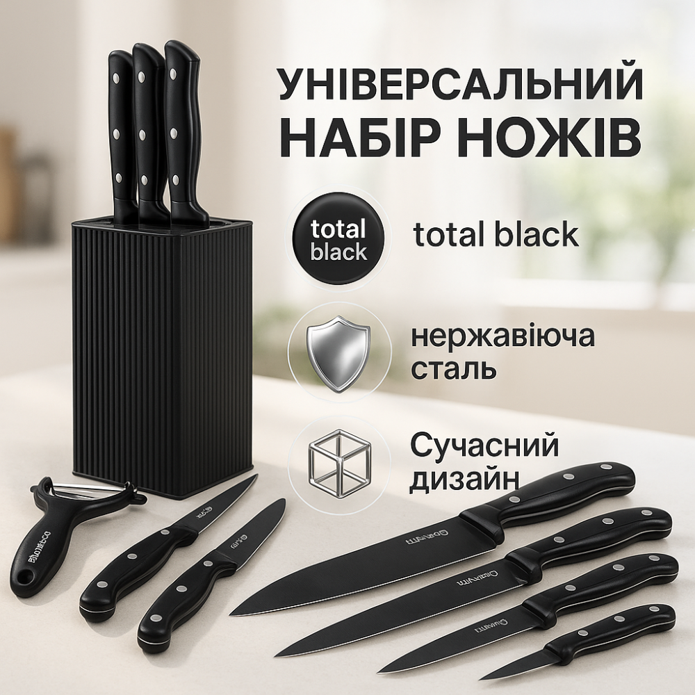 Набор кухонных ножей для поваров, Кухонные ножи для домашнего использования, Современные кухонные ножи WC-91 Львов - изображение 10