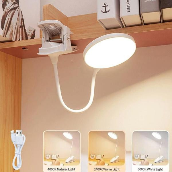 Сенсорна настільна лампа з прищіпкою за стіл стол 3 режима Вінниця - фото 4