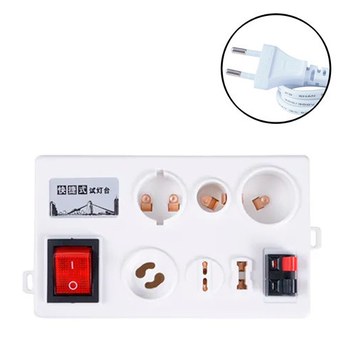 Тестер перевірки ламп E27 E14 B22 G10 G4–G9 G9, універсальний прилад для діагностики Київ - фото 1