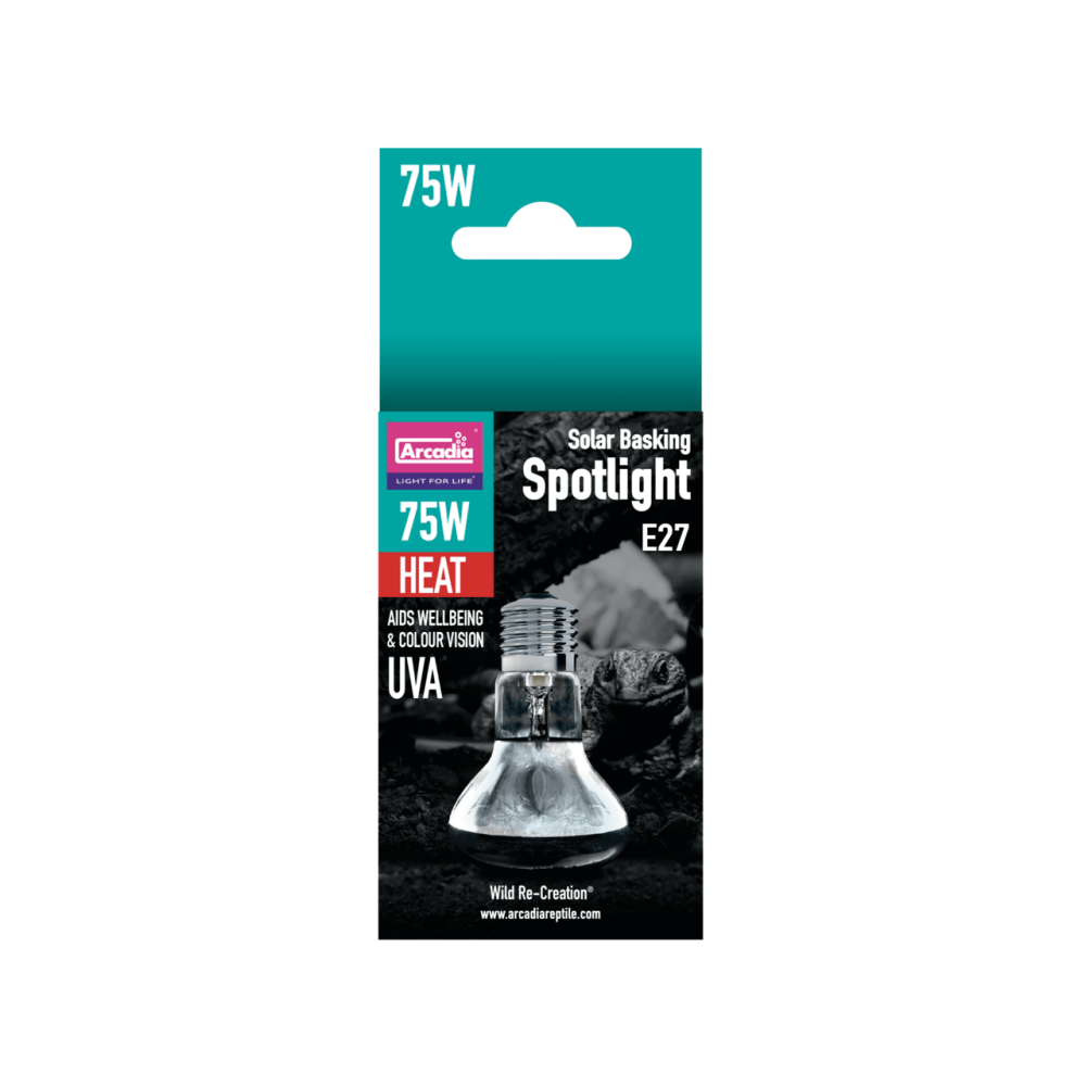ARCADIA SOLAR BASKING SPOTLIGHT 75 WATT (R2100140) світло-теплова лампа для рептилій Киев - изображение 1