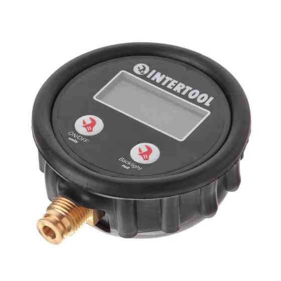 Цифровой манометр, 10 атм INTERTOOL PT-0501 Киев
