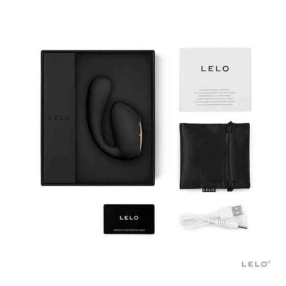 Смарт-вибратор LELO Ida Wave Black, вагинально-клиторальный, технология WaveMotion, 2 мотора Sex Aura Киев