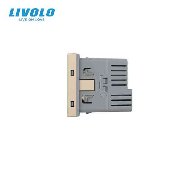 LIVOLO Електрична розетка LIVOLO з USB Type-C PD 18Вт, швидке заряджання iPhone, золота, 16А 23 Коломия