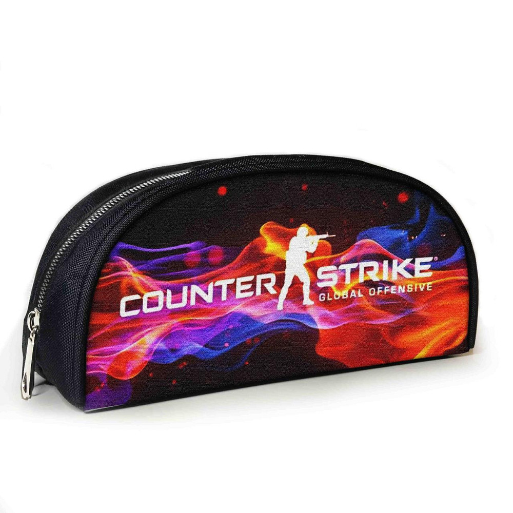 Пенал шкільний з принтом Counter-Strike 23х10х8 см з принтом для хлопчика (3799) Київ - фото 1