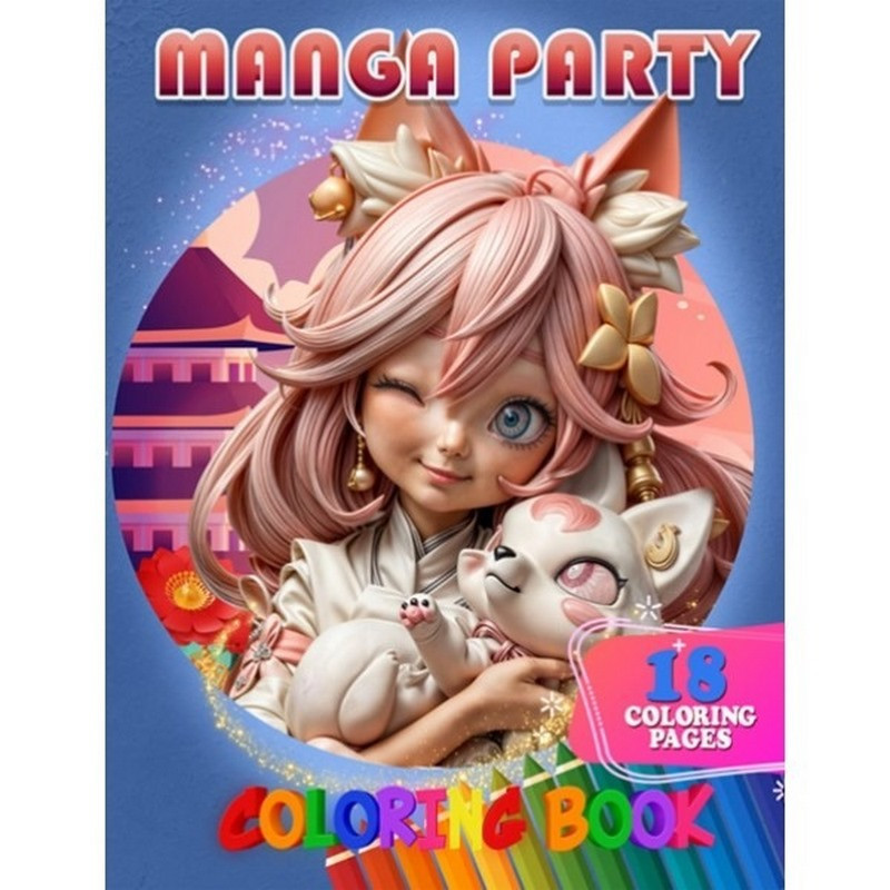 Розмальовка для дітей Manga Party А05122412 формат А4 Вінниця - фото 1