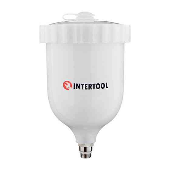 Бачок пластиковий, зовнішня різьба M14x1,25, 600 мл INTERTOOL PT-1902 Київ