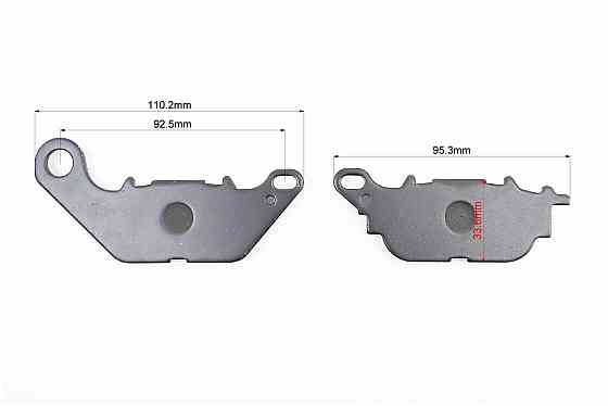 Гальмівні колодки (дискові) Yamaha YBR-125 Custom/Jupiter MX/Sniper-135/LC-135/XC-125 Vity/MBK- XC125 WAAP к-кт Київ